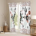 thumbnail image 3 of Manfei White Abstract Aztec Curtains Pack of 2 (42x84 Each) for Men, Western Cactus Plant Curtains Blackout, Bohemian Mandala Theme Bedroom Curtains, Blackout Curtains Room Decor, 3 of 6