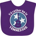 thumbnail image 3 of Inktastic I'd Rather Be in Tennessee Boys or Girls Baby Bib, 3 of 4