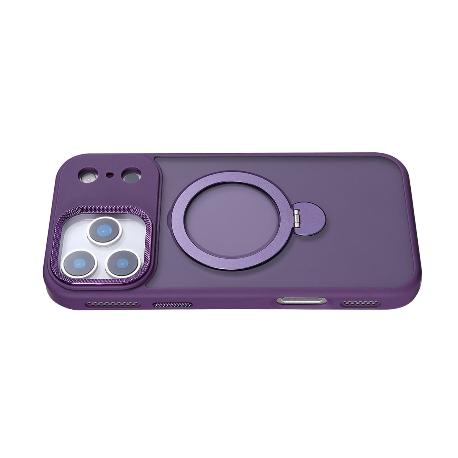 Rotating Stand Case with Magsafe for iPhone 17 Pro - Purple