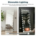 thumbnail image 6 of Resenkos 56x18 Inch Hollywood Style Full-Length LED Mirror with Vertical Design, 6 of 11
