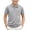 Gray, variant on Boys Collared Shirt with Chest Pocket Solid Color Short Sleeve Preppy Back to School Uniform Pique Shirt