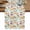White, variant on Brown Camels Table Runner, Desert Animals Aloe Vera Green Leaves Washable Cotton Linen Table Runners 36 Inches Long, Dresser Scarf Runner for Nightstand/End Tables/Round Tables 13''x36''