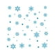 thumbnail image 1 of Adhesivos Decorativos Navideños De Copos De Nieve De Colores Lisos Adhesivos Estáticos Removibles Para Decorar Fiestas, 1 of 6