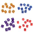 thumbnail image 1 of 40x dados acrílicos D6, dados de Digital de 6 caras para RPG , de de enseñanza de matemáticas, suministros de , juguet, 1 of 9