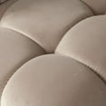 thumbnail image 2 of Paloma Rectangle Ottoman in Mink Tan Velvet by Diamond Sofa, 2 of 10