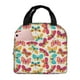 thumbnail image 1 of Easygdp Colorful Butterflies Bolsa Térmica Premium - Tela Oxford Impermeable, Gran Capacidad, Bolsillo Frontal, Unisex para Trabajo, Escuela, Actividades al Aire Libre y Picnics, 1 of 8