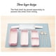 thumbnail image 2 of Greeniant Cajas Bento, vajilla de microondas de 3 capas, contenedor de almuerzo con calefacción con compartimentos, caja de almacenamiento de alimentos Kits de desorden para acampar Rosado Greeniant OD028441-01, 2 of 6