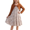thumbnail image 5 of LNMQLPDBS Dresses Sets for Girls Halter Ruffle Flowy Dress & Layered Ruffle Long Sleeve Sun Protection Coat 2pcs Outfits Trendy Summer Clothes Set for Going Out and Family Photo, 5 of 8