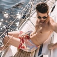 thumbnail image 2 of luoweisi Men's Beach Shorts Quick Dry Swim Trunks with Mesh Lining Angel Girl L, 2 of 5