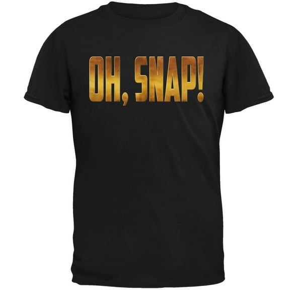 OH SNAP Comic Book Super Villian Mens T Shirt Black X-LG