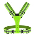 thumbnail image 4 of MERRYHAPY Vest Fluorescent Green Reflective Safety Belt 1Set 21.7X15.7X0.4In, 4 of 8
