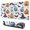 Colorful Pumpkin Halloween, variant on Long Mouse Pads for Desk,Cute Ghost Halloween Pattern Desk Mats on Top Of Desks, Desk Mouse Pad Extra Large with 3mm Non-Slip Base and Stitched Edge for Gaming,Office,Work,Home 31.5"x11.8"