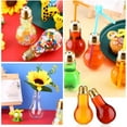 thumbnail image 5 of 20 Pcs Plastic Light Bulbs, NOGIS Fillable Light Bulbs, Fake Lightbulb, Plastic Lightbulbs for Crafts, Clear, Cups, Jars, Containers, Ornaments, Drink Glasses, Candy, Party Favors, 100ML, Gold, 5 of 7