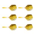 thumbnail image 1 of 10 unids / pack 2BA colas de de dardo de hilo con vástagos de eje de Amarillo Sunnimix Dart Shafts con Vuelos, 1 of 8
