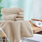 YIMWNYI 2Pcs Household Microfiber Towels, Lint Free Drying Towels, Absorbent Face Washcloths, Soft Coral Velvet, Spa and Bath Towels, Easy to Clean, Quick Drying, Durable Polyester Towel Set