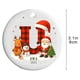 thumbnail image 3 of Adornos navideños con letras del alfabeto | 26 colgantes decorativos | Decoración navideña personalizada para hacer tú mismo, 3 of 6