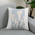 thumbnail image 3 of Flmtop 1PC Soft Pillow Covers Flower Printed Pillowcases with Exquisite Pattern Easy Maintenance Pillowcase Washable Pillowslip Sofa Pillow Cover Decor, 3 of 10