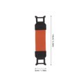 thumbnail image 2 of Raindrops Orange Elastic Phone Grip Strap with Antislip Design for OneHanded Operation and Universal Compatibility, 2 of 7