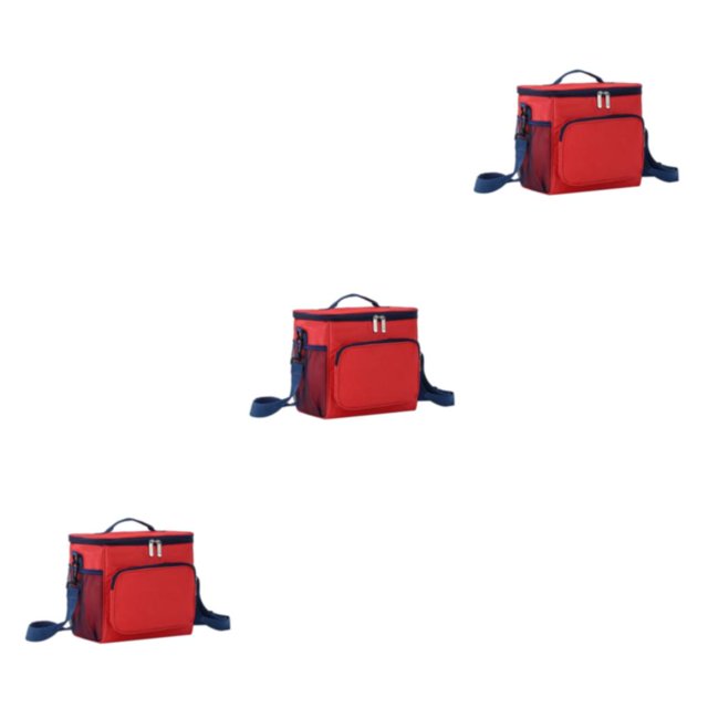 relayinert Easy Ti Clean Made With Durable Oxford Fabric For Busy Individuals Red 3Set
