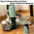 thumbnail image 2 of Cepillo de goma para esquinas de gatos, juguete divertido para quitar el pelo, cepillo de pared para esquinas, masajeador para aliviar la picazón., 2 of 5