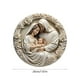 thumbnail image 3 of Belén Redondo de Madera con La Imagen de La Natividad y La Resurrección, Decoración Decorativa para Colgar En La Pared o para El Bautizo., 3 of 6