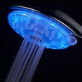 thumbnail image 2 of PowerSpa 7-Color 4-Setting LED Handheld Shower Head with Pressure-Boost Nozzles, 2 of 10