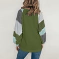 thumbnail image 3 of Hauts Grande Taille pour Femmes Manches Longues Col Rond Rayé Coupe Ample Tunique, 3 of 5