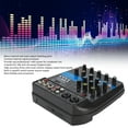 thumbnail image 4 of Mezclador de audio, Mezclador de Línea Estéreo de Bajo Ruido USB de 4 Canales Equipeo de Escenario Profesional Con Indicador, 4 of 7