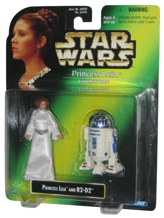 Star Wars Power of The Force Princess Leia & R2-D2 Action Figure Set