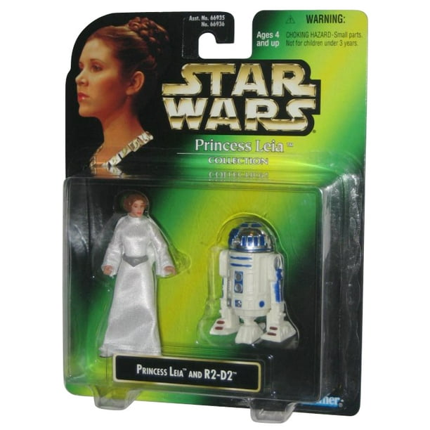 Star Wars Power of The Force Princess Leia & R2D2 Action Figure Set
