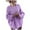 Purple, variant on Sweaters for Women Women Fashion Casual Long Sleeve Solid Color Sweater Sleeve Sweater Long Sweaters for Women