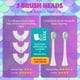 thumbnail image 5 of Cepillo de dientes eléctrico Geacker Kids en forma de U con 5 cabezales, 5 of 7
