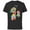 Black, variant on Disney Princess Snow White Rapunzel Jasmine In Bloom - Short Sleeve Cotton T-Shirt for Adults - Customized-Black