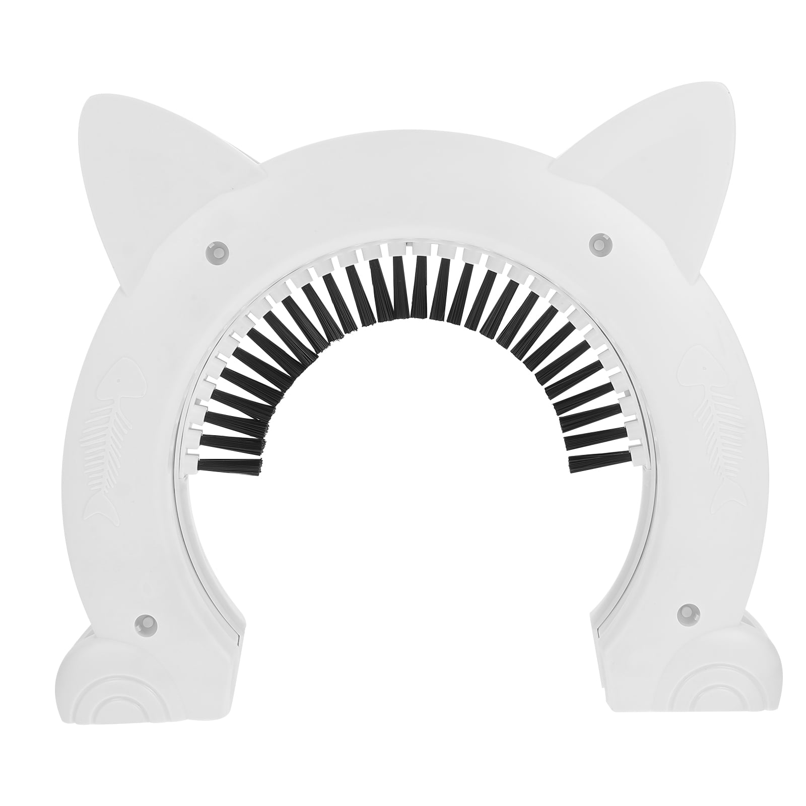 Door Cat Interior Pet Brush Indoor Doors Wall Grooming Flap Self Kitten Inside Face Pass Diy