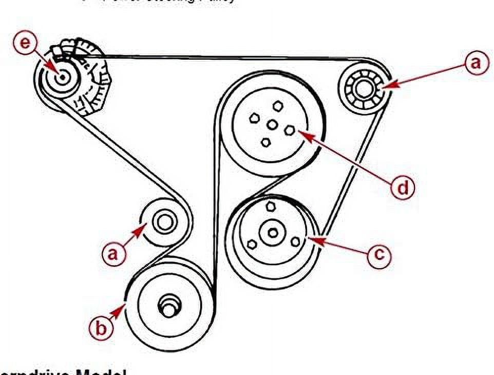 Serpentine BELT, fits MerCruiser V6 V8 Alpha Bravo, replaces 57-865615-003 57-865615Q03 by FASWORX