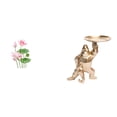 thumbnail image 1 of de pared vintage, estatua, bandeja de servir, escultura de resina, coleccionable, impermeable, PVC, decorativo, artesanal, adecuado para dorm, 1 of 8