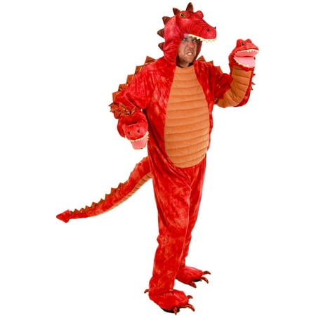 Halloween Adult Hydra 3 Headed Dragon Costume
