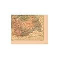 thumbnail image 2 of Historic Map - Toledo Spain - Martine 1904 - Vintage Wall Art, 2 of 4