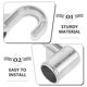 thumbnail image 3 of OUNONA 6Ud Metálicos Para Barra De Duraderos Para Almacenamiento En Vestidor, 3 of 8
