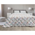 thumbnail image 1 of Indie Down Alternative Comforter, Pattern with Horizontal Stripes and Banana Tropical Fruits Exotic Tasty Food, Microfiber Quilt for All Season, 5 Sizes, Black White Yellow, by Ambesonne, 1 of 3