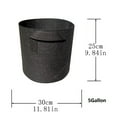 thumbnail image 3 of Zmeidao 5 Gallon Plant Grow Bags, 3Pcs Planter Pot with Reinforced Handles, Planting Bags for Healthy Root Growth, Vegetables, and Flowers, 3 of 5