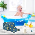 thumbnail image 6 of 5 PCS Funny Ducks Pattern Baby Muslin Washcloths, Soft Absorbent Face Towel Burp Cloths Cotton Bath Wipes Infant Wash Cloth for Newborn Boys Girls, 6 of 7