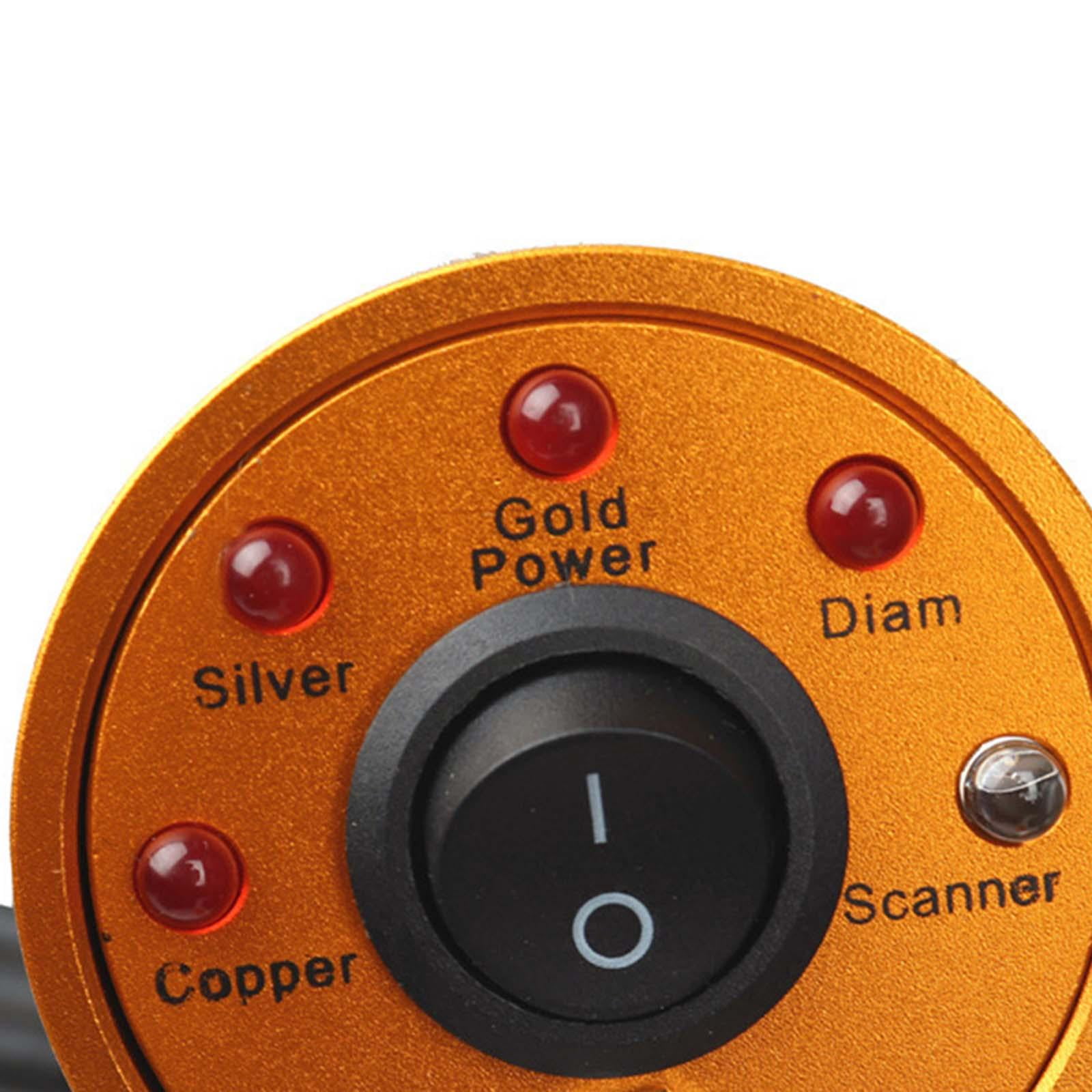 Wzmzjy Metal Detector, Underground Metal Detector, Portable Rechargeable Treasure , for