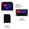 thumbnail image 3 of YTZ14S -12 Volt 11.2 AH, 230 CCA, Rechargeable Maintenance Free SLA AGM Motorcycle Battery, 3 of 14