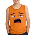 thumbnail image 2 of Eltusu Boys Cotton Tank Tops, Loose Fit Crewneck Fashion Sleeveless Workout Tops Orange Size 3-4 T, 2 of 4