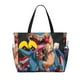 thumbnail image 1 of Fotbe Blue Dinosaur Bolsa de Viaje para Playa - Resistente al Agua, Bolsa Tote de Gran Capacidad y Ligera con 7 Bolsillos para Mujeres y Hombres, 1 of 7
