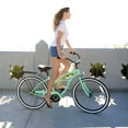 thumbnail image 2 of sixthreezero Around The Block Women's Single-Speed Beach Cruiser Bicycle, 26 In. Wheels, Mint Green, 2 of 11