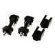 thumbnail image 4 of 1 Par Hood Lock Latch Bracket Buckle Negro para TJ 1997-2007, 4 of 7