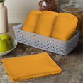 thumbnail image 2 of Cotton Clinic 12 Pack Waffle Weave Cotton Kitchen Towels 16x28 - Yellow, 2 of 6
