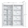 thumbnail image 3 of Hopkins Storage Closet 4.0 from Engineered Wood in White - Set of 2, 3 of 7